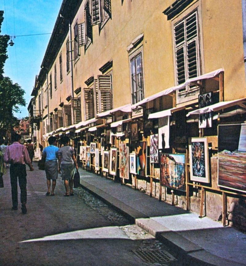 Gornji grad, Matoševa ulica 1970-ih godina B